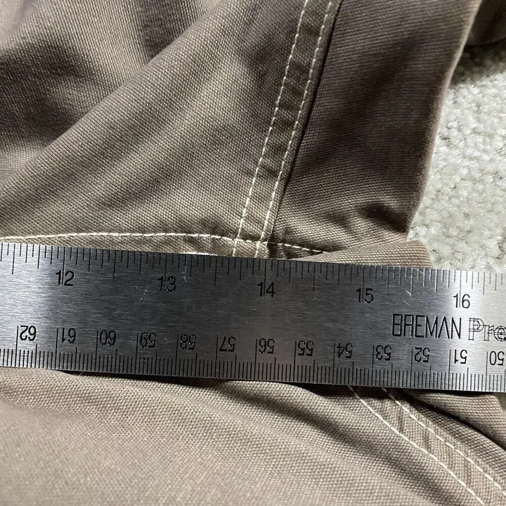 GAP Pants Mens 42 Brown Straight Leg Workwear Twill Chino Field Work Custom Dye - Picture 6 of 9